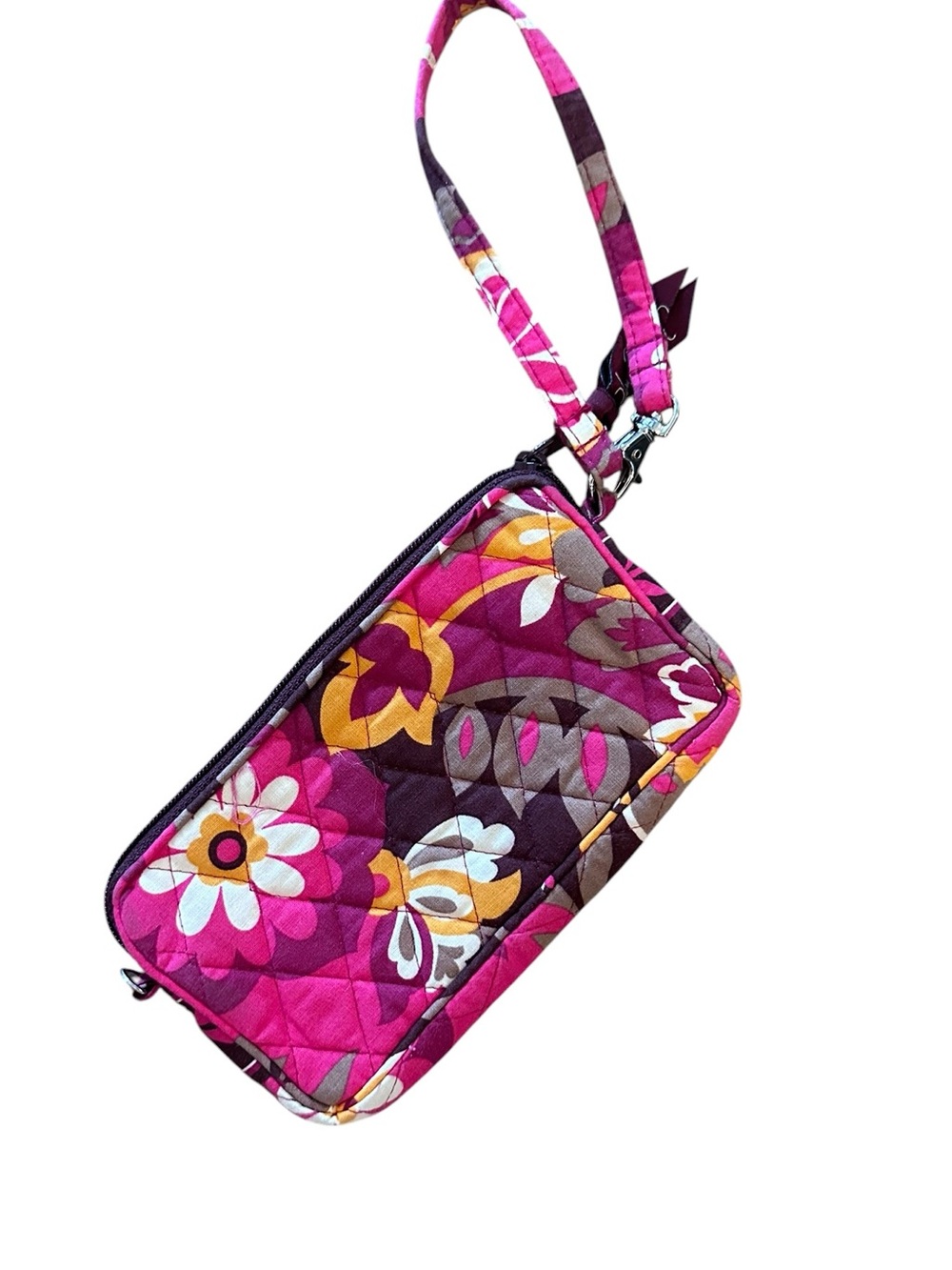 Vera Bradley Carnaby Wristlet Wallet Removable Strap - Picture 2 of 5